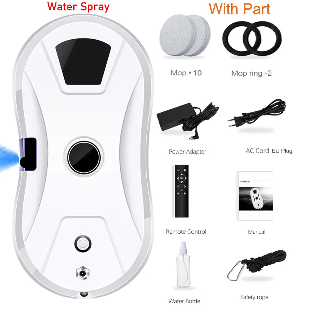 Robot Limpiacristales Automático: Limpieza Eficiente y Sin Esfuerzo en Casa.