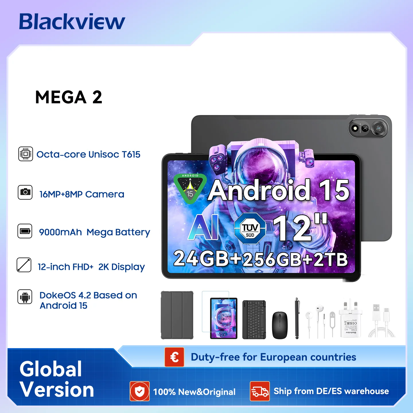 Tablet Blackview MEGA 2 8GB/128GB