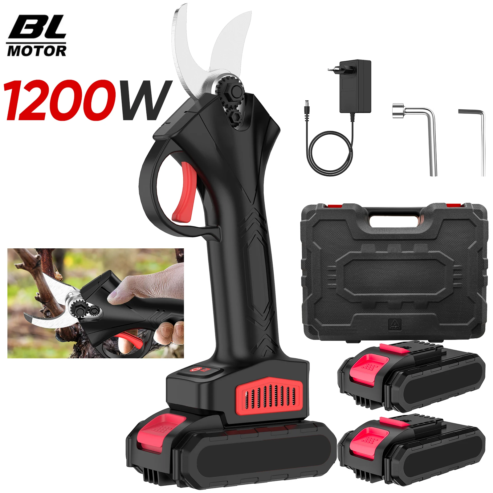 Tijeras de podar eléctricas 21V