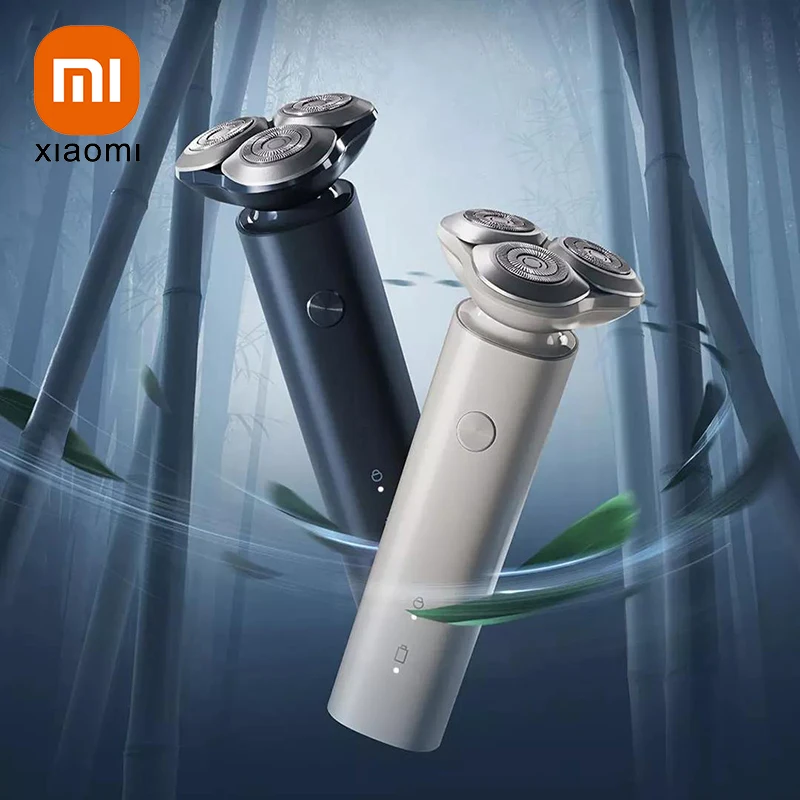 XIAOMI-Afeitadora eléctrica Mijia S101 para hombre, máquina de afeitar mejorada, resistente al agua, en seco y húmedo, recortadora de barba