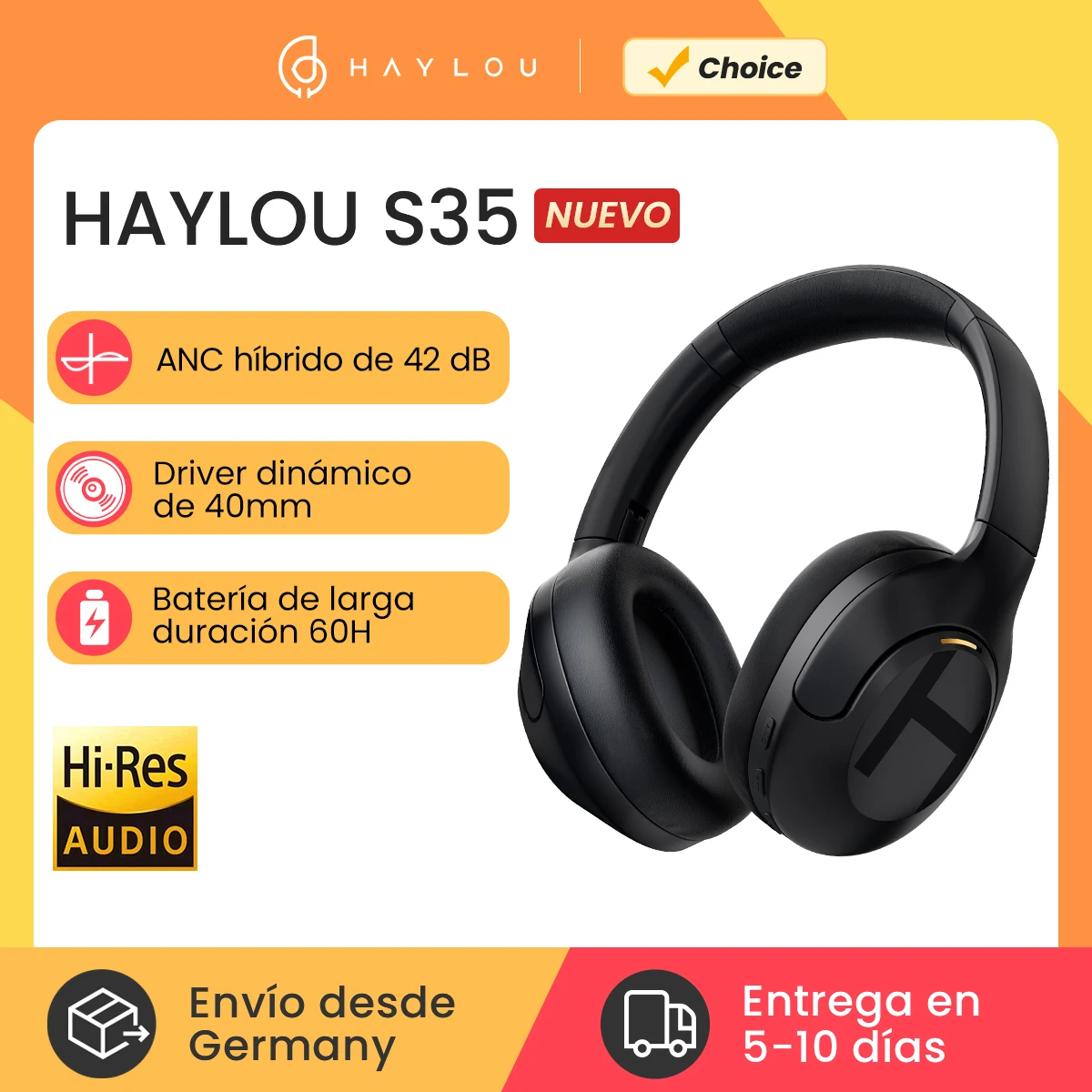 Auriculares inalámbricos Haylou S35 ANC