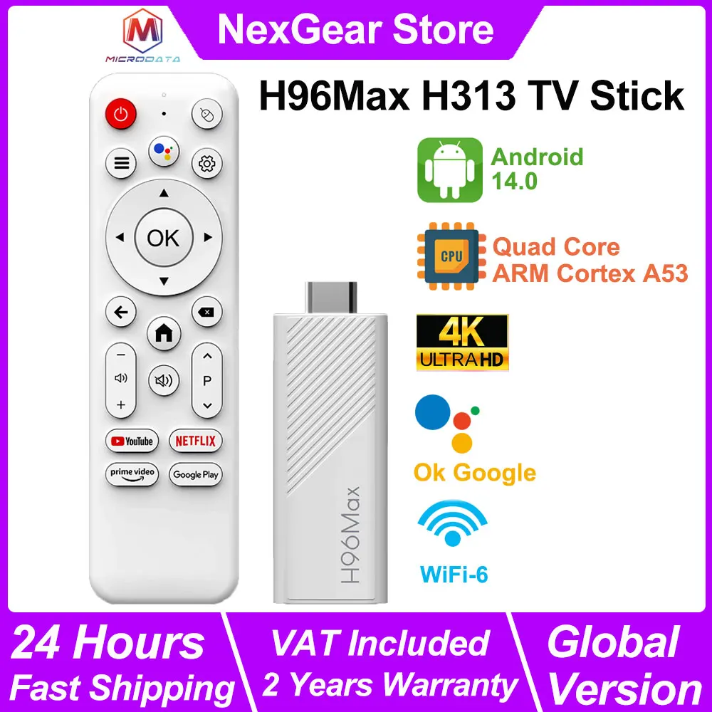 H96Max H313 TV Stick 2GB/16GB