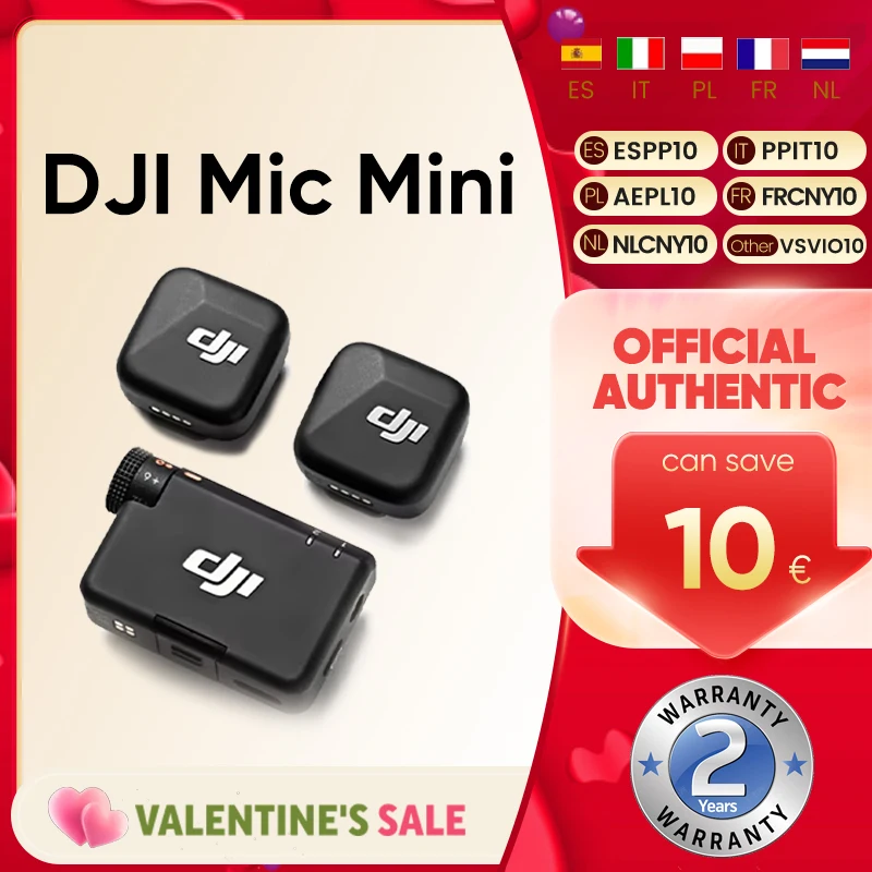 Micrófono inalámbrico DJI Mic Mini: audio de alta calidad.