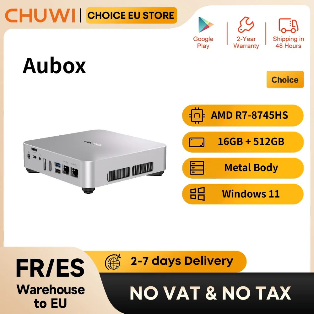 Mini PC Chuwi Ryzen 7 8745HS 16GB 512GB