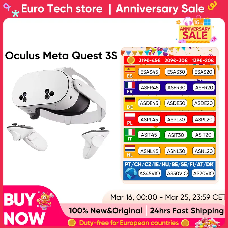 Oculus Meta Quest 3S 8GB+128GB