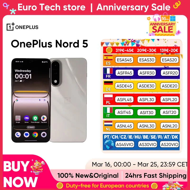 OnePlus Nord 5 8GB/256GB