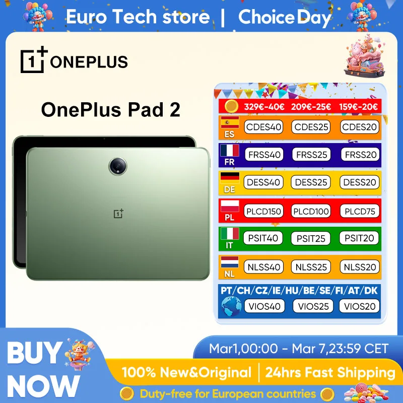 OnePlus Pad 2 16GB/512GB