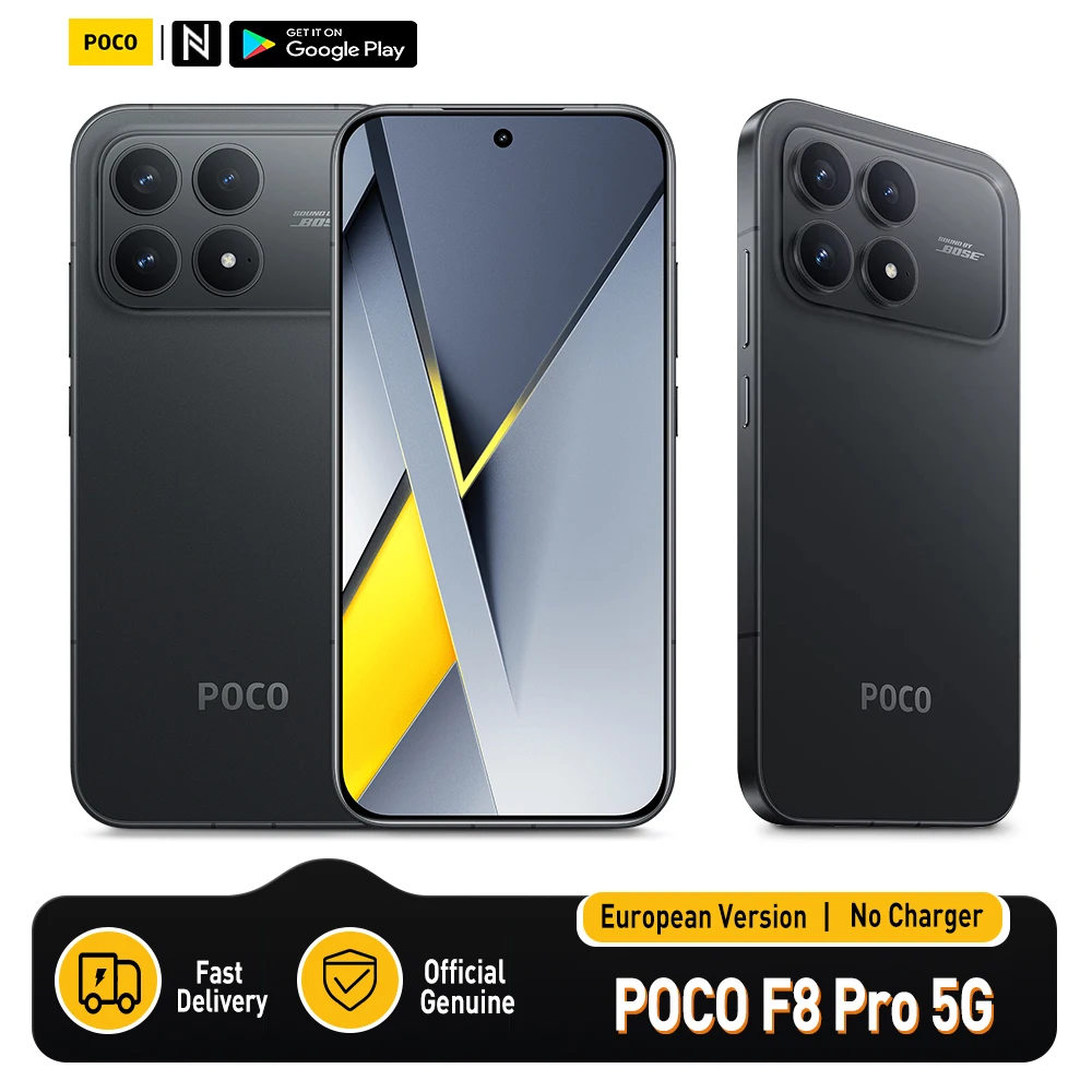 POCO F8 PRO 5G EU 256GB/512GB Snapdragon 8 Elite Pantalla AMOLED 6,59", 120Hz, 50MP OIS, 6210mAh, IP68, WiFi 7, NFC