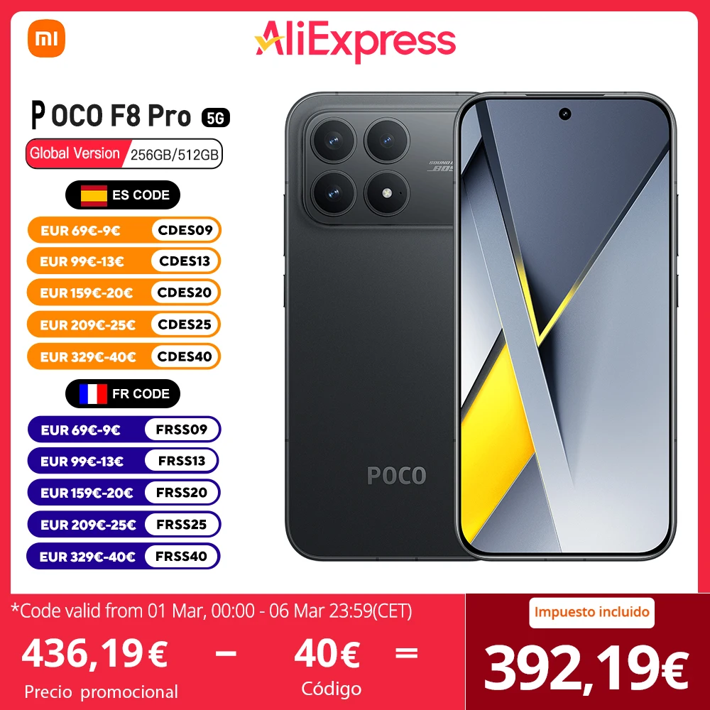 Poco F8 Pro  RAM:  12 GB | ROM: 256 GB
