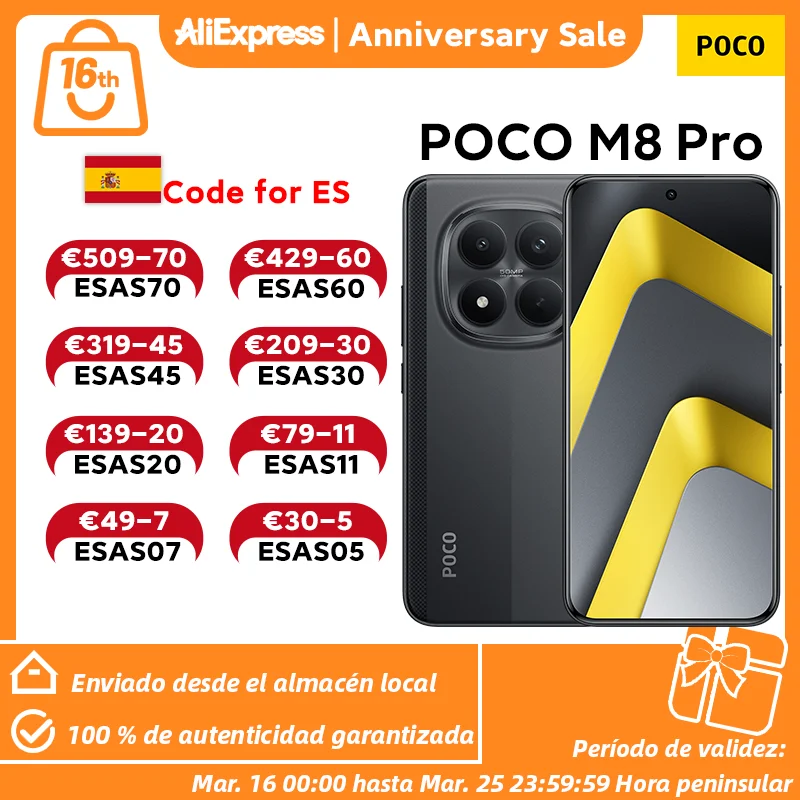 Poco M8 Pro  RAM:  8 GB | ROM: 256 GB