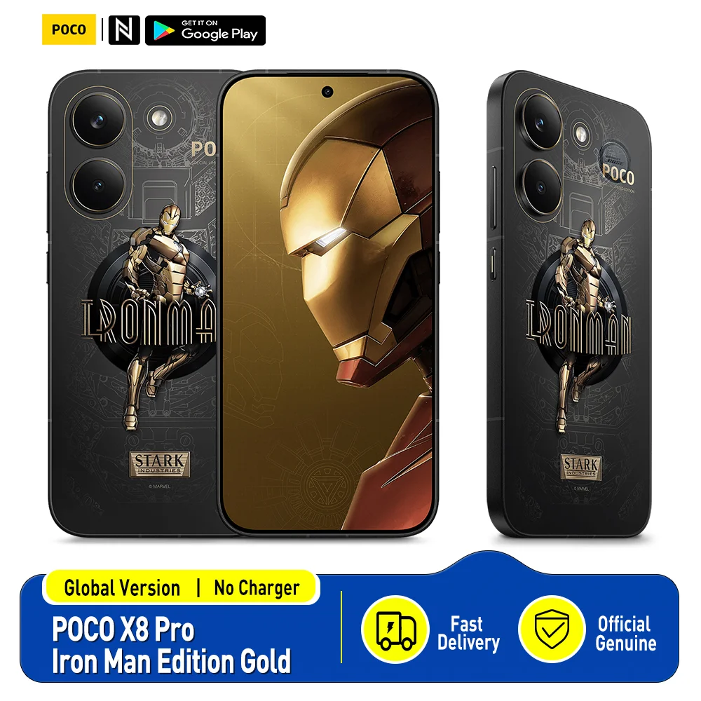 Poco X8 Pro Iron Man Ed.  RAM:  12 GB | ROM: 512 GB