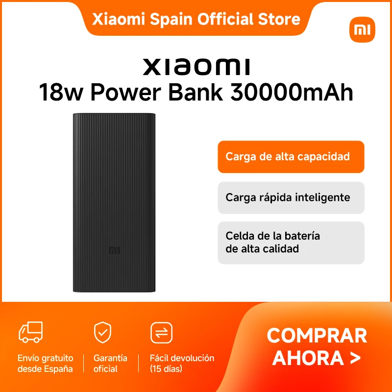 Power Bank Xiaomi 30000mAh 18W