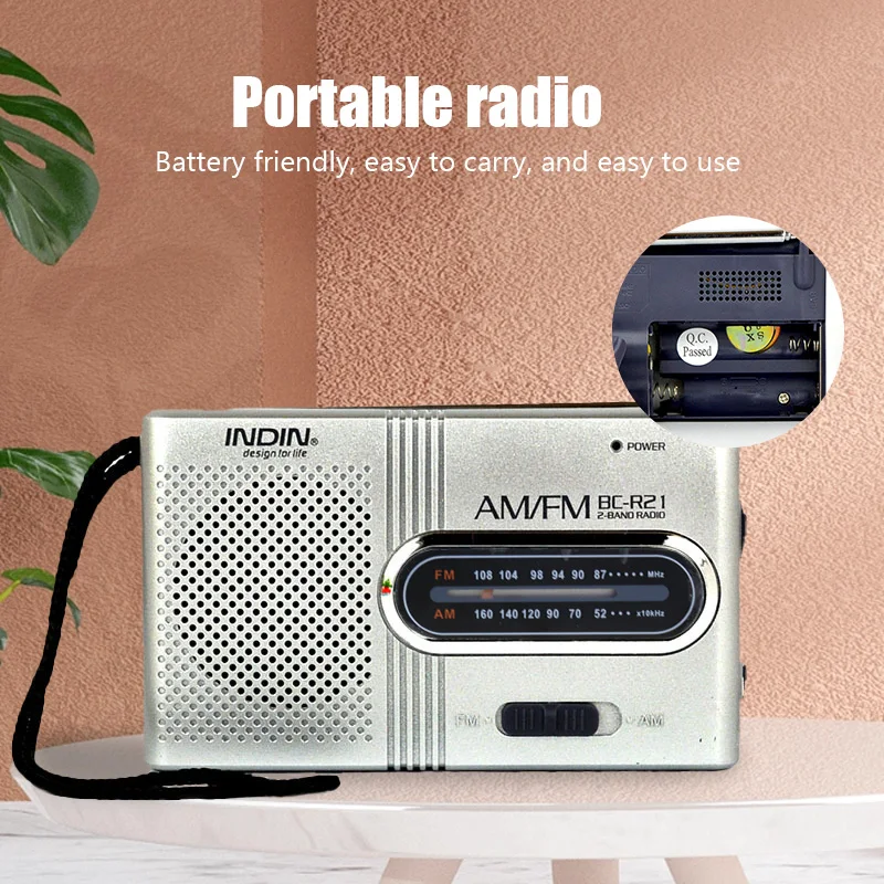 Radio portátil retro AM/FM