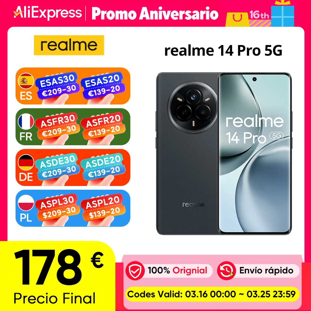 Realme 14 Pro 5G 8GB/256GB