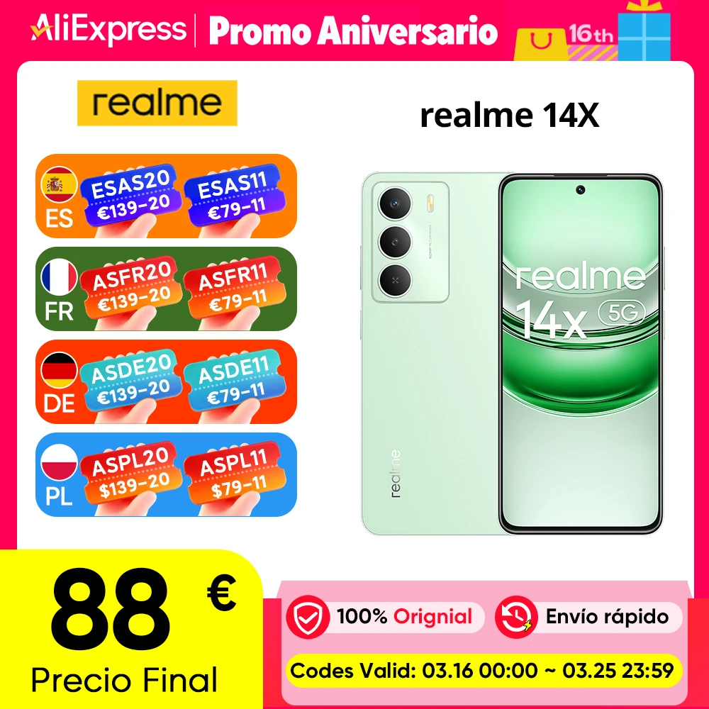 Realme 14X 5G 8GB/256GB