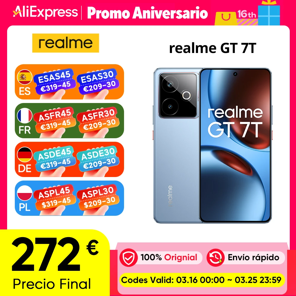 Realme GT 7T 5G 12GB/256GB
