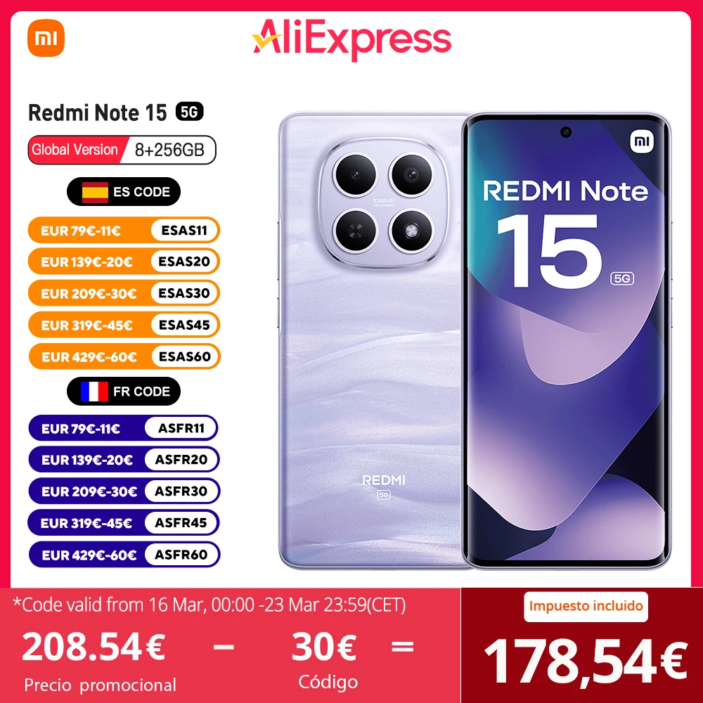 Redmi Note 15 5G 8GB/256GB