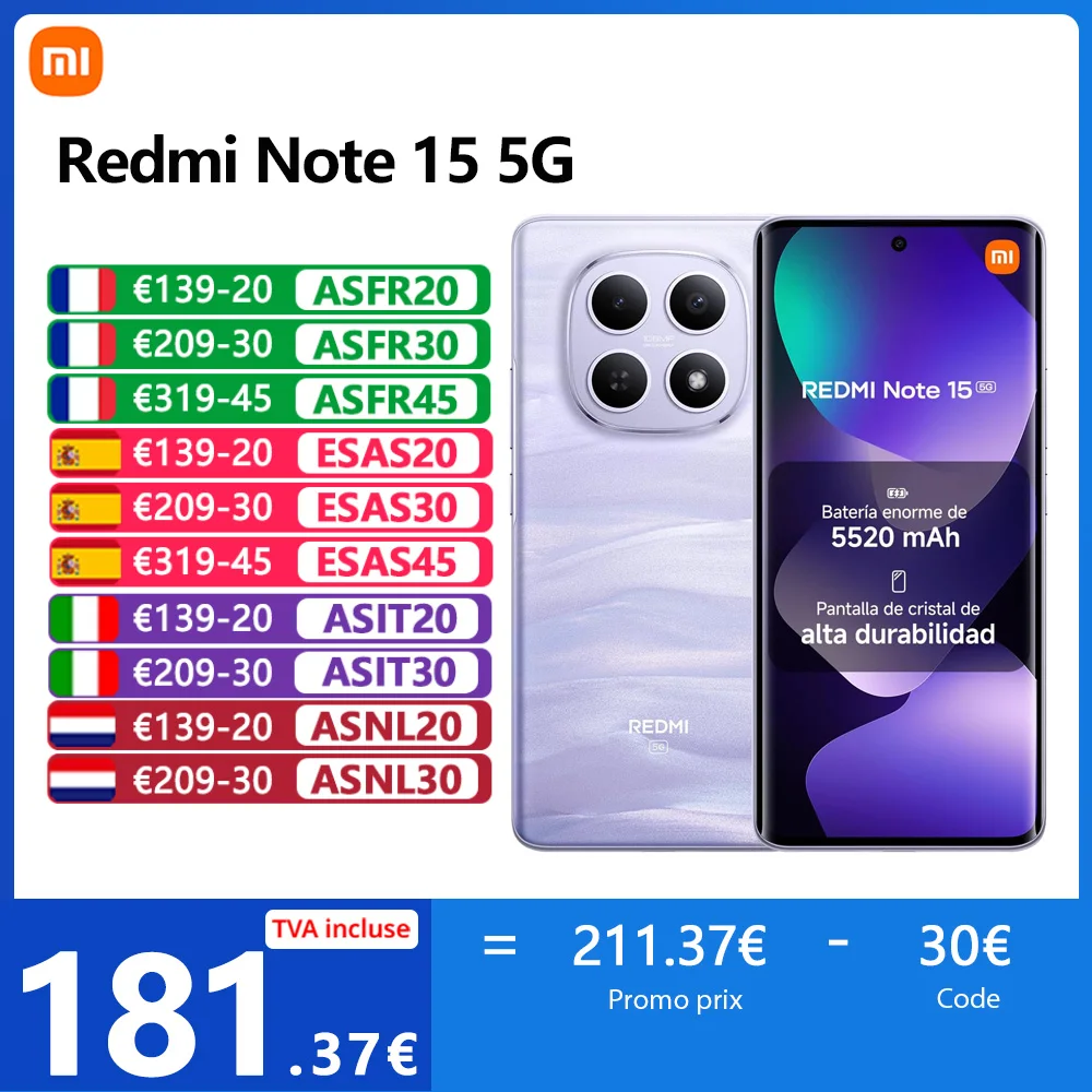 Redmi Note 15 5G 8GB/256GB