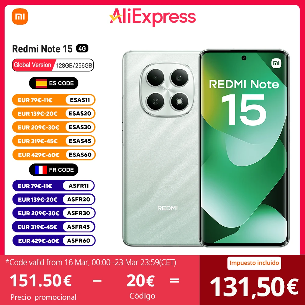 Redmi Note 15 6GB/8GB 128GB/256GB