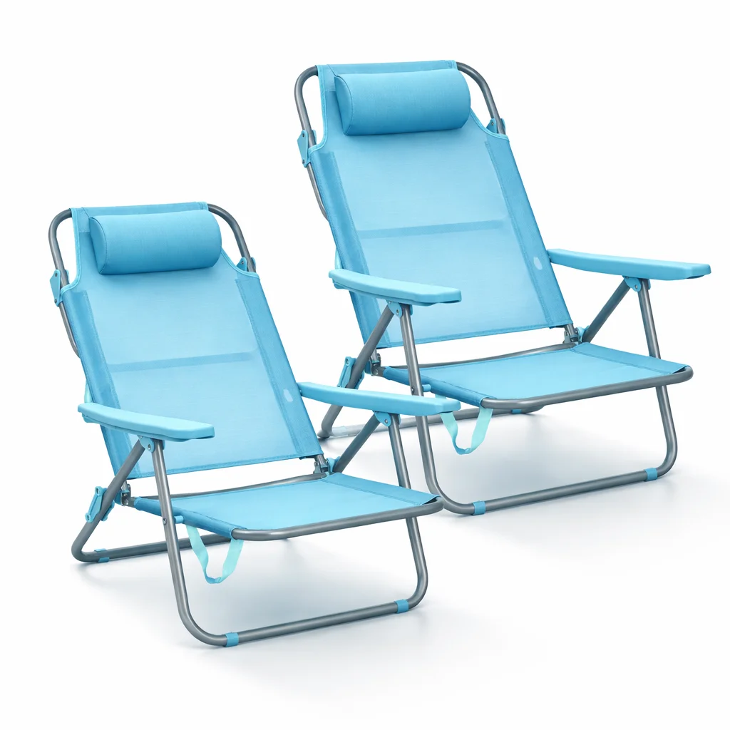 Sillas de Playa Reclinables Plegables