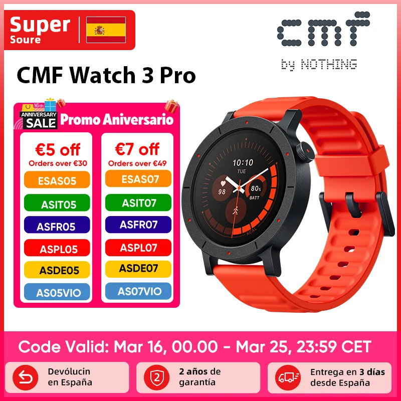 Smartwatch CMF Watch 3 Pro