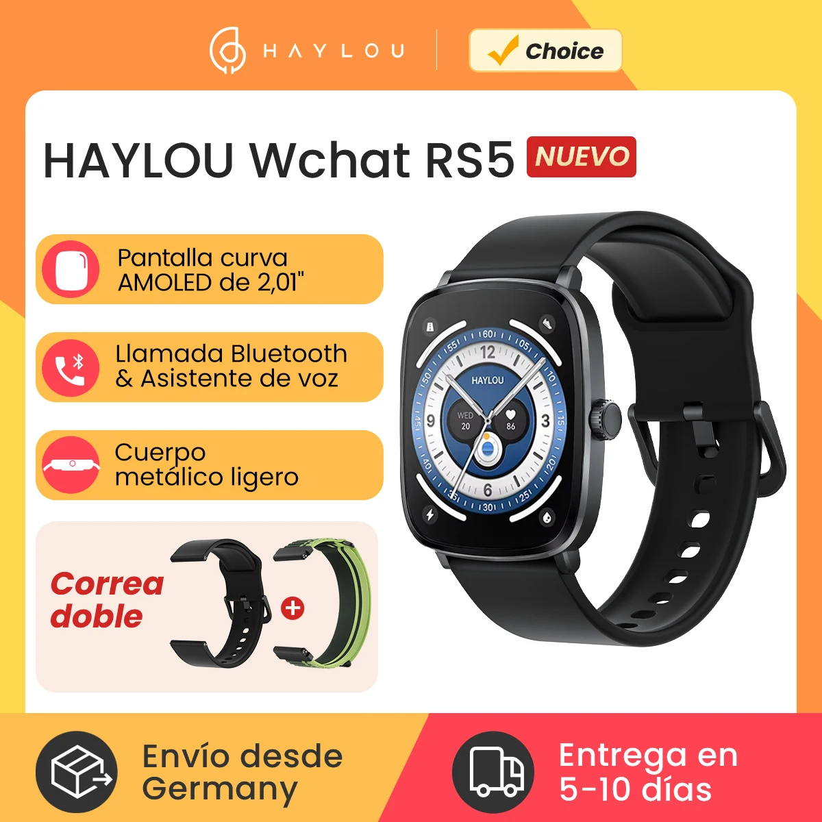 Smartwatch HAYLOU RS5 AMOLED