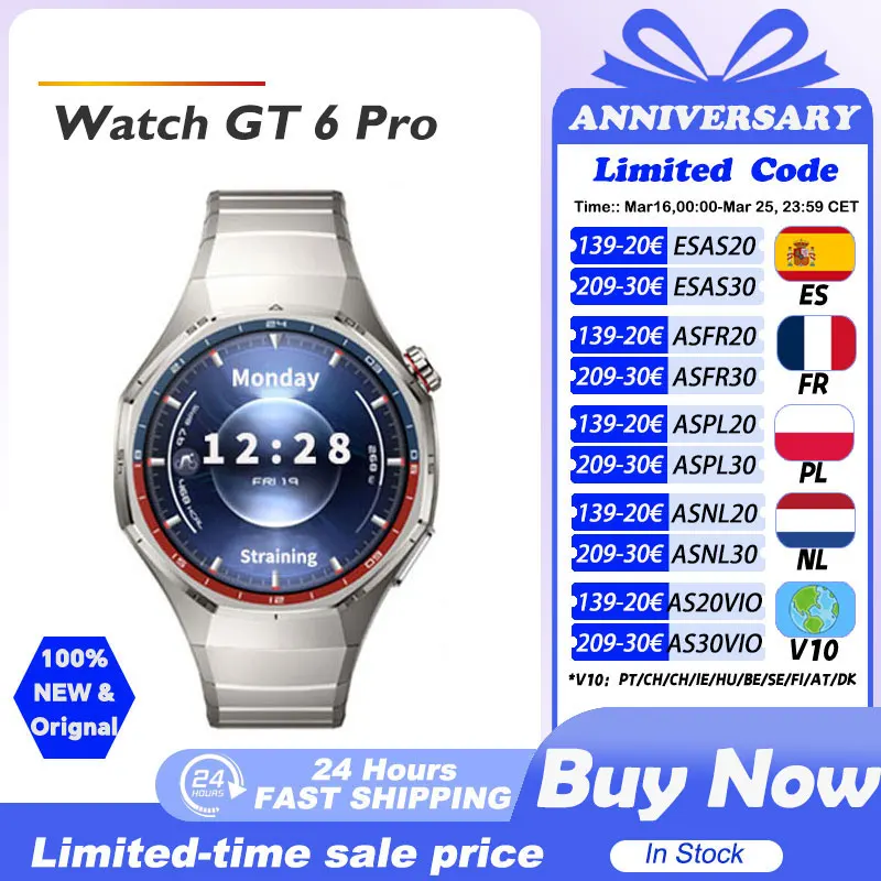 Smartwatch Huawei Watch GT 6 Pro