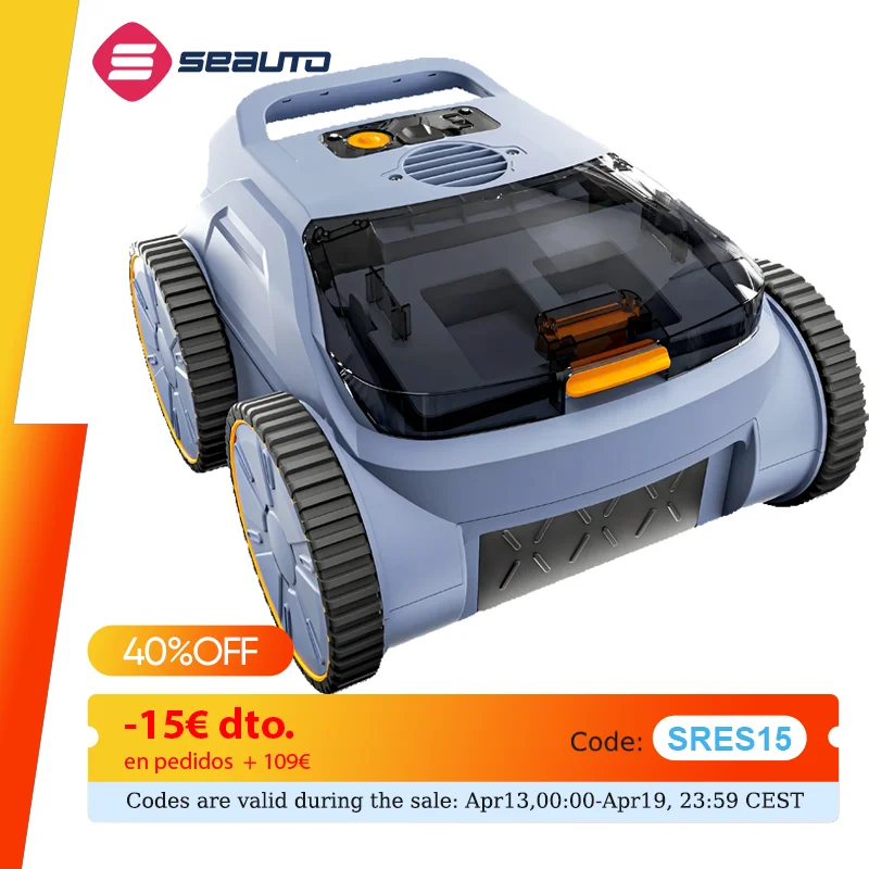 Aspiradora de piscina Seauto 180W