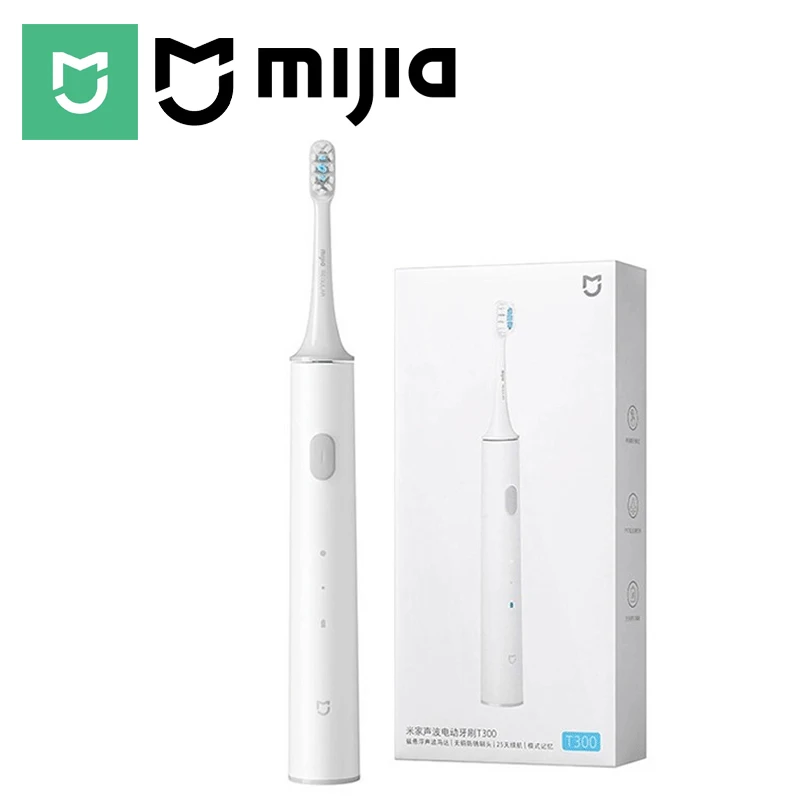 Cepillo de dientes eléctrico MIJIA T300, cepillo sónico inteligente resistente al agua IPX7, cepillo de dientes ultrasónico para blanquear los dientes