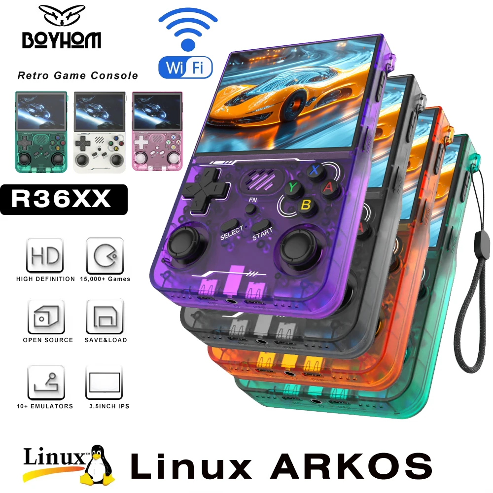 Consola Retro R36XX BOYHOM