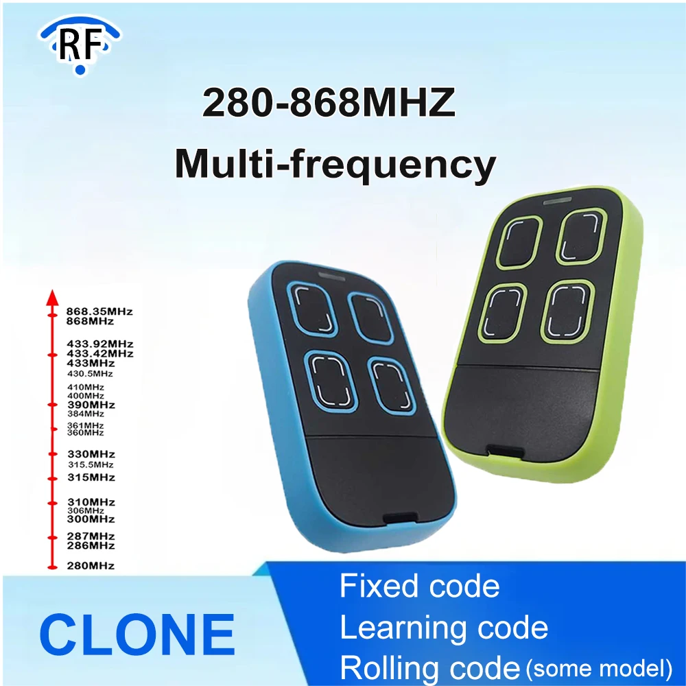 Control remoto universal multifrecuencia