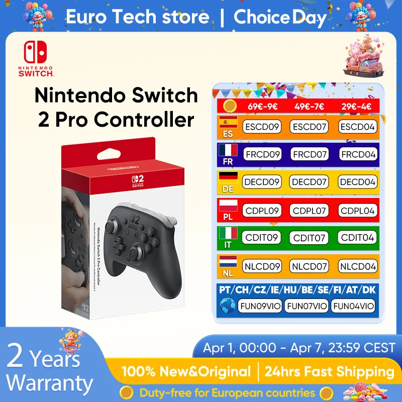 Controlador inalámbrico Nintendo Switch 2 Pro