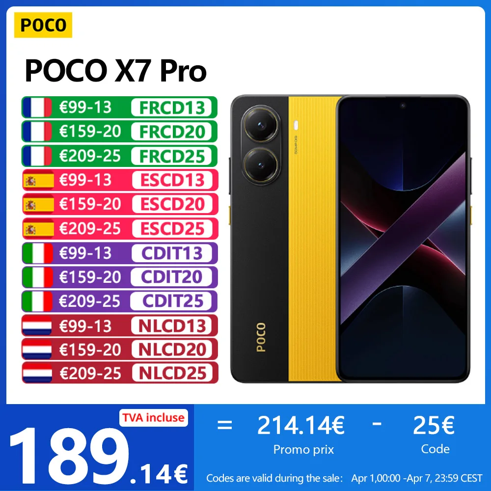 POCO X7 Pro 5G 8GB/256GB