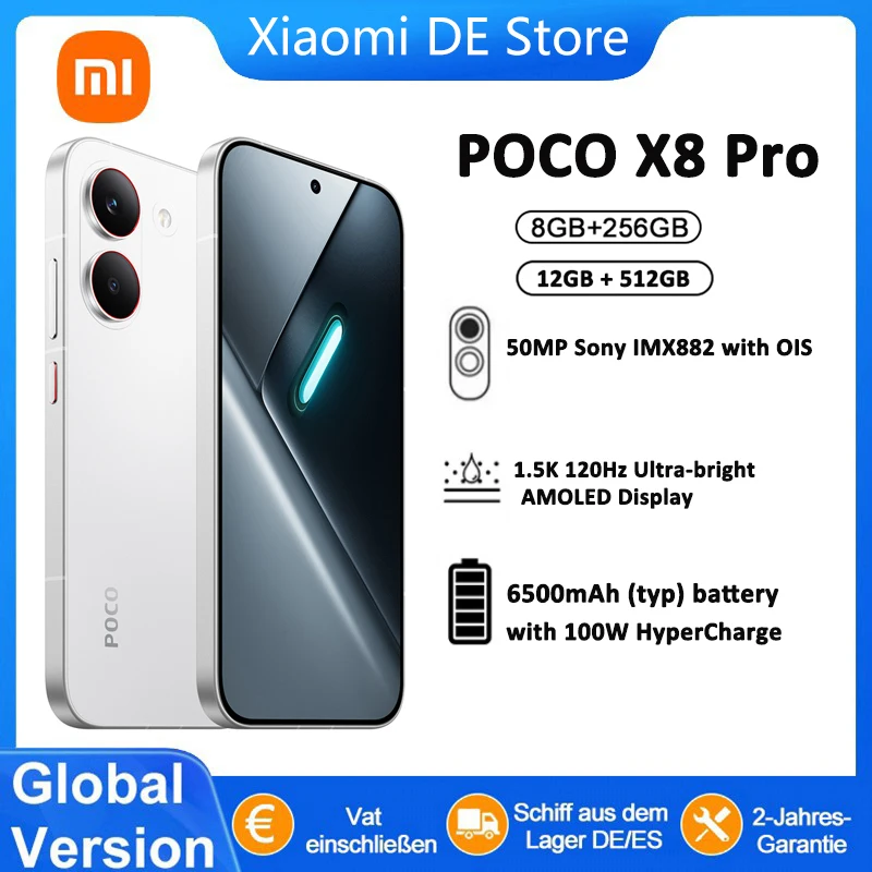POCO X8 Pro con HyperCharge 100W