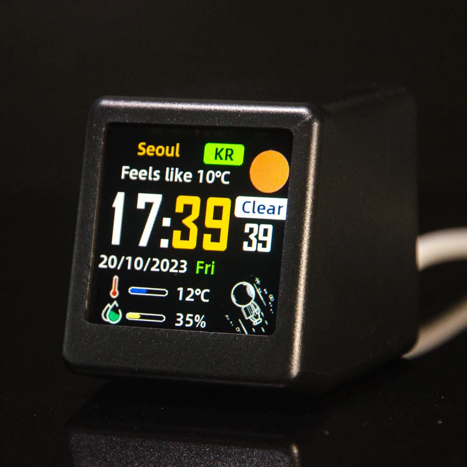 Reloj despertador WiFi GeekMagic Ultra