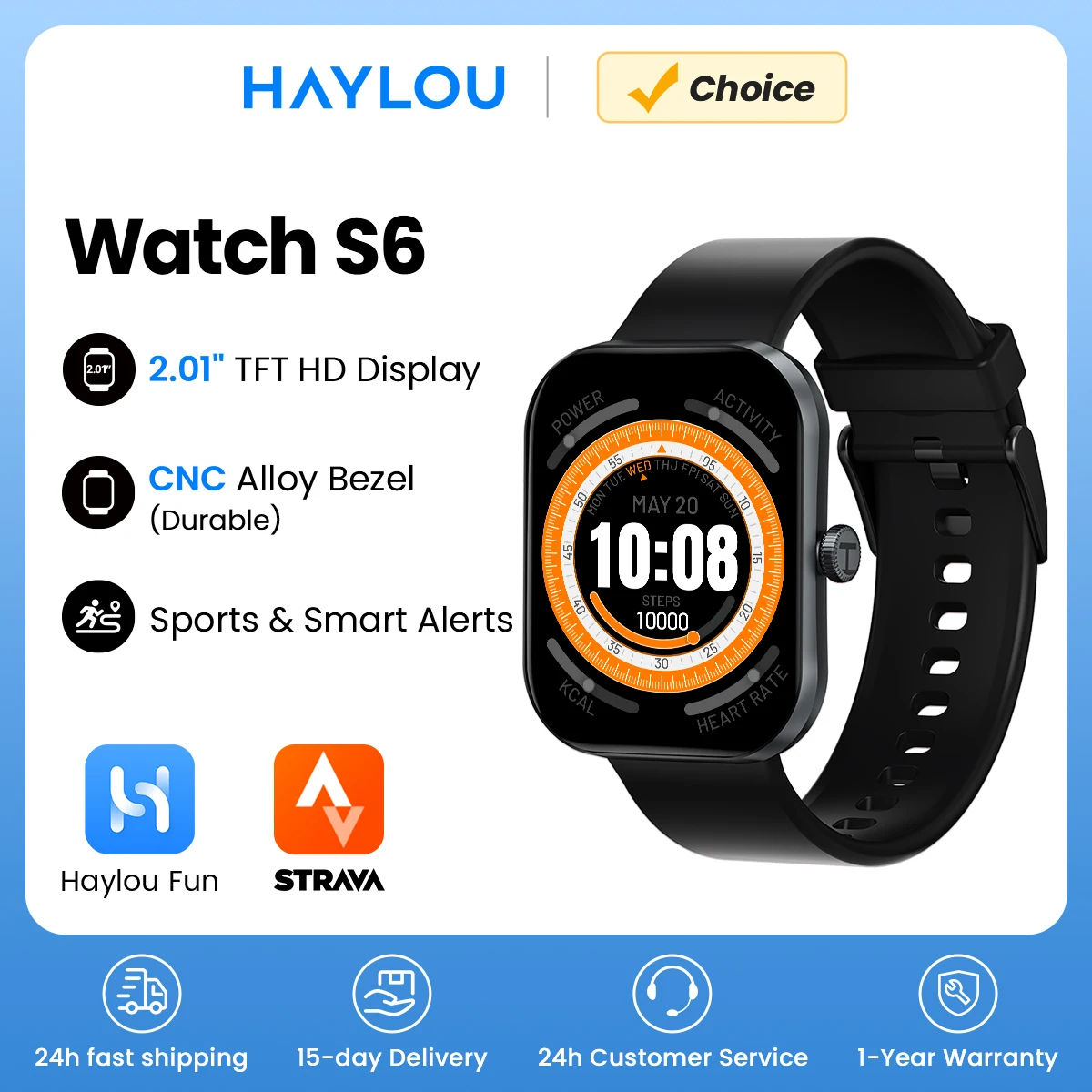 Reloj inteligente Haylou Watch S6