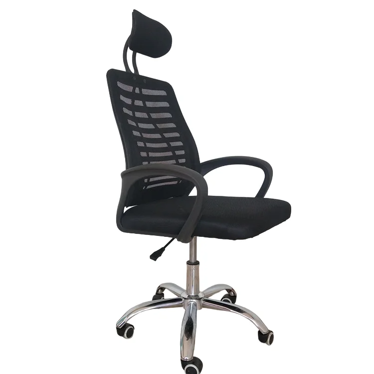 Silla de oficina ergonómica con soporte lumbar