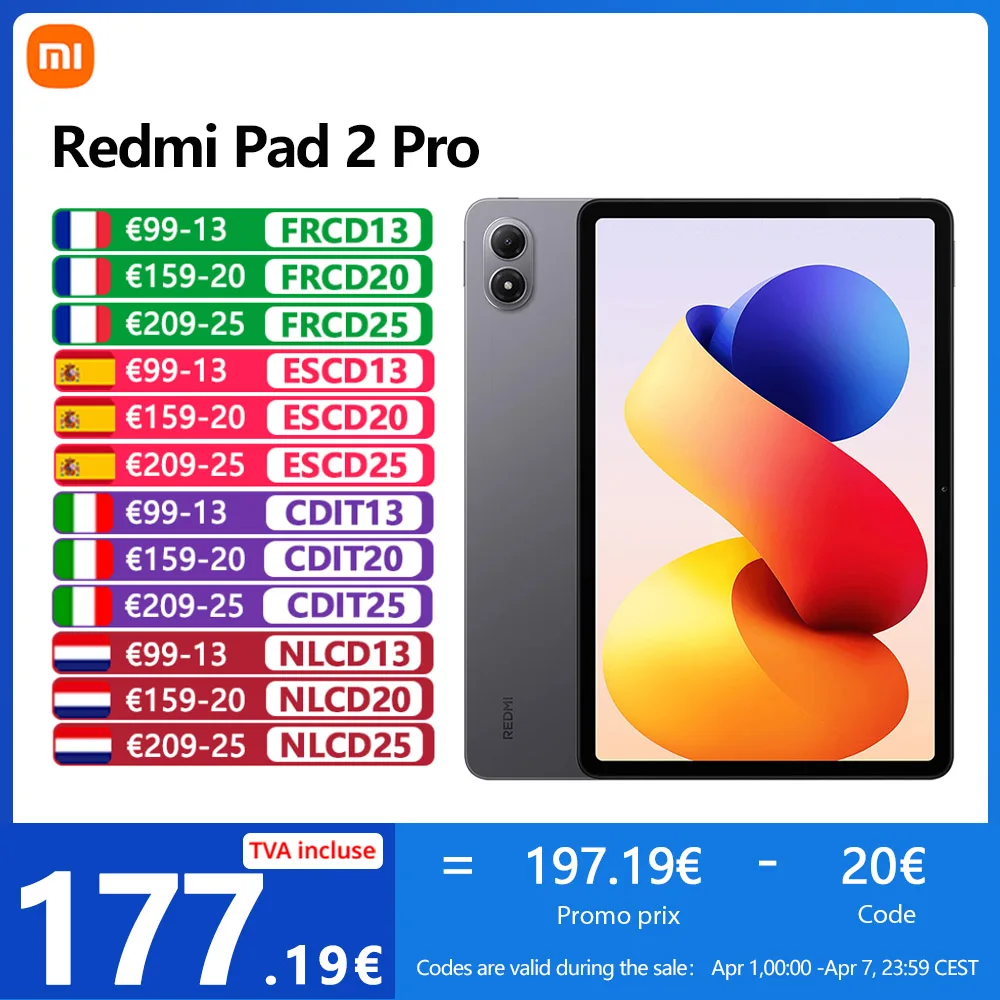 Tableta Redmi Pad 2 Pro Wi-Fi
