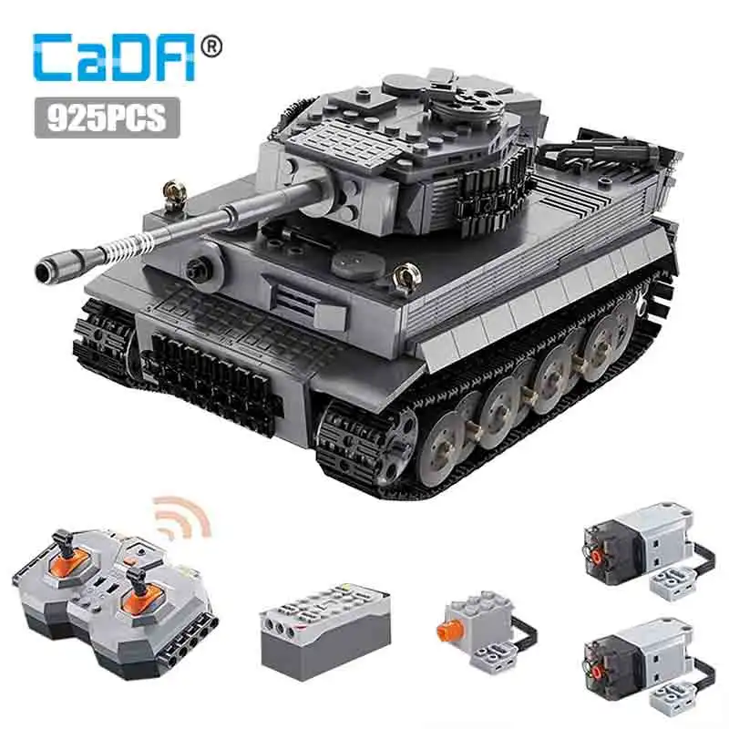 Tanque militar de construcción RC para niños