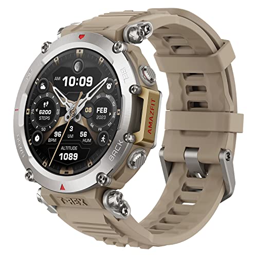 Amazfit T-Rex Ultra SmartWatch Reloj Deportivo Premium Multideporte con GPS Navegación en Tiempo Real Ejercicio de Fuerza 160+ Modos Deportivos Frecuencia cardíaca Monitoreo SpO2
