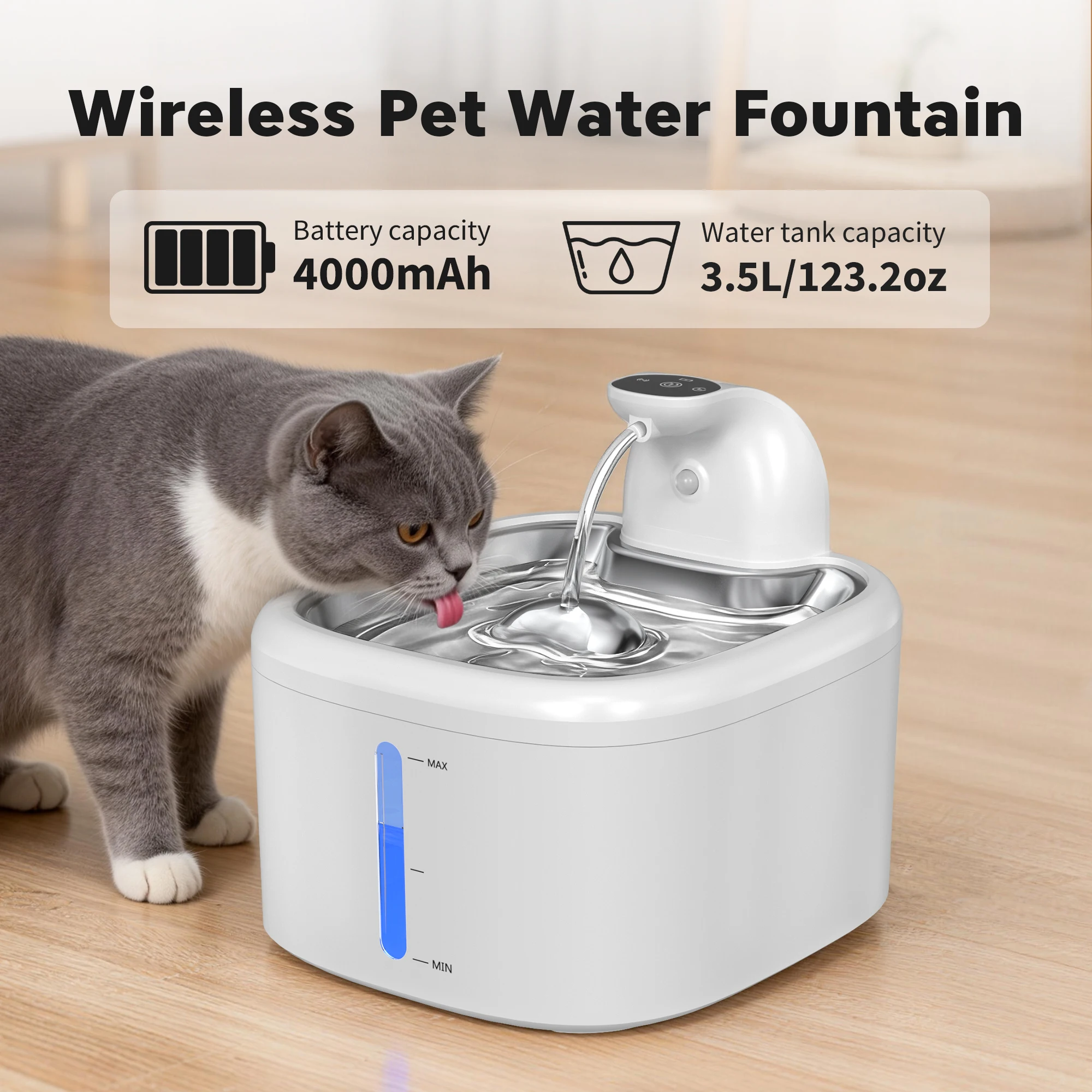 Bebedero para Gatos de 3.5L