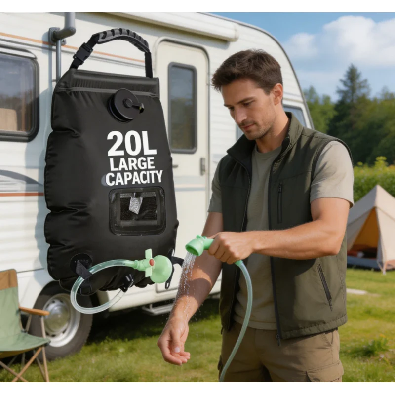 Bolsa de ducha solar 20L Premium