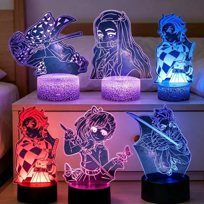 Lámpara 3D Anime Demon Slayer