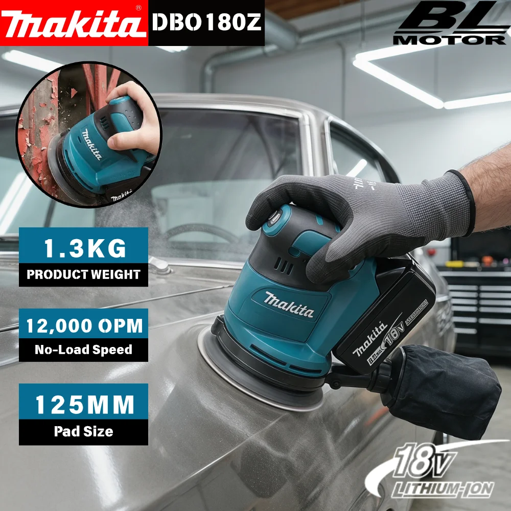 Lijadora Makita DBO180 Inalámbrica 18V
