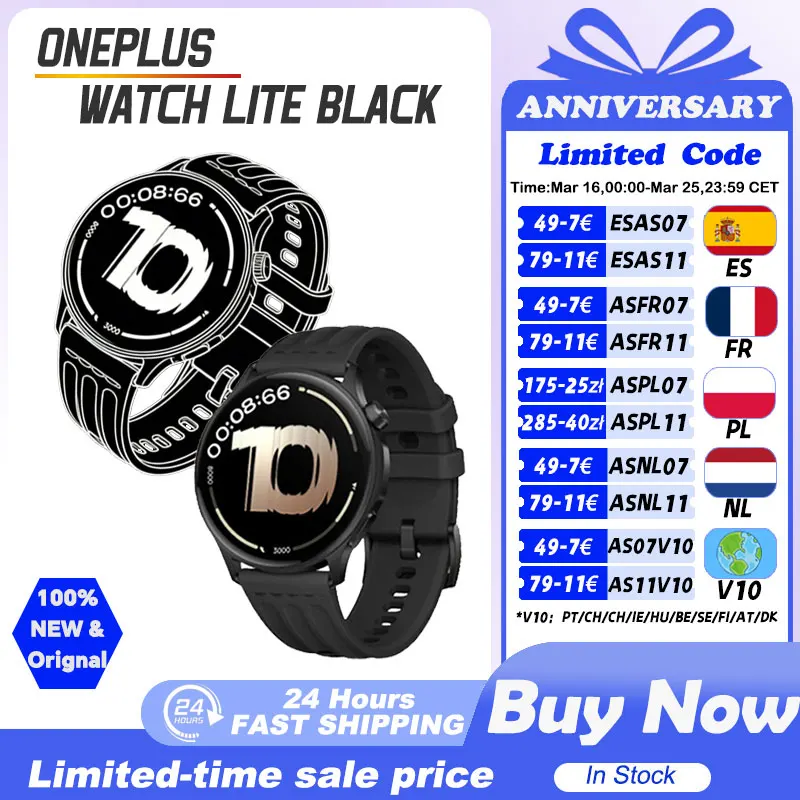 OnePlus Watch Lite AMOLED 1.46''