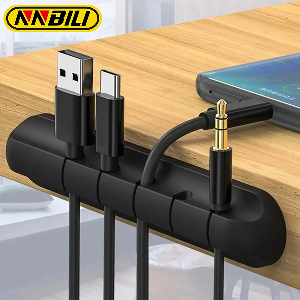 Organizador de cables NNBILI de silicona