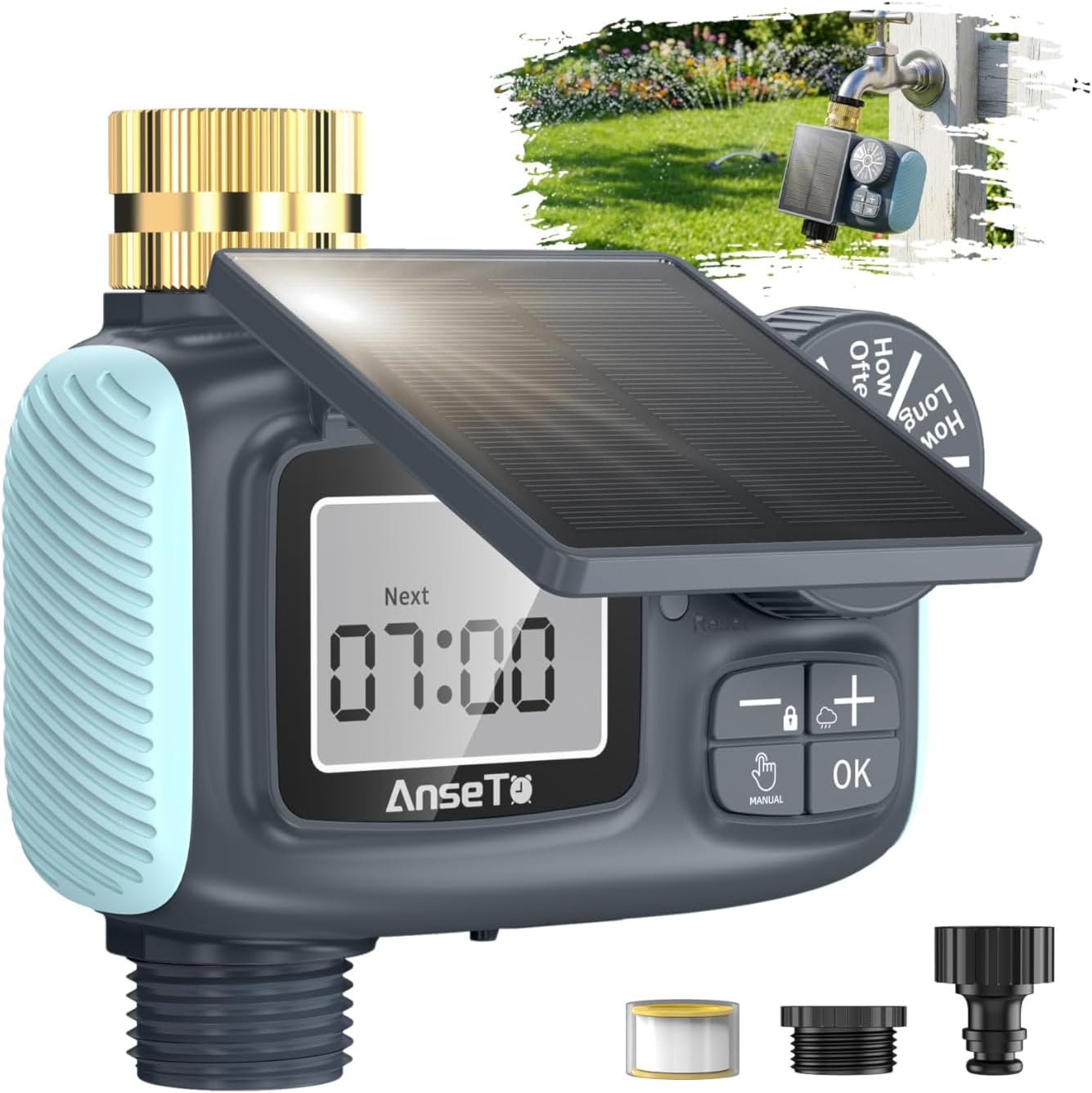 RIEGO ANSETO LCD TEMPORIZADOR