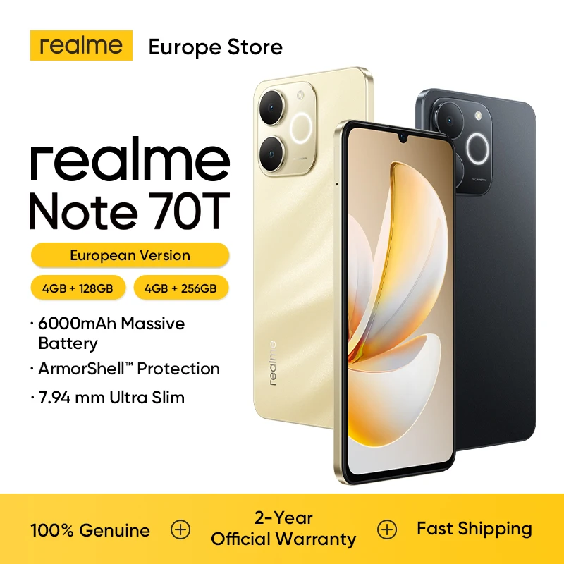 Realme Note 70T 64GB o 256GB