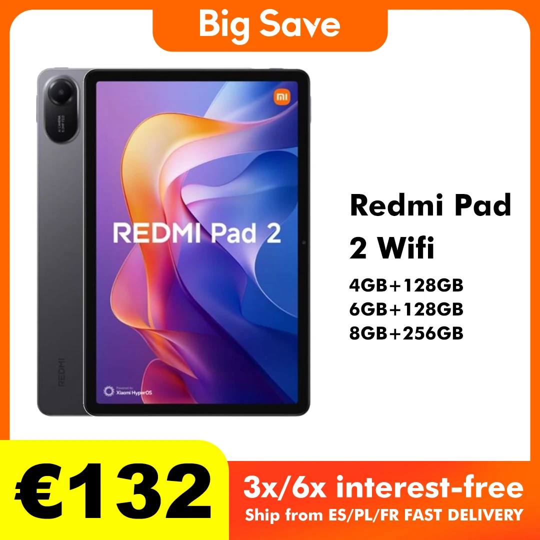 Redmi Pad 2 4GB/128GB Tablet