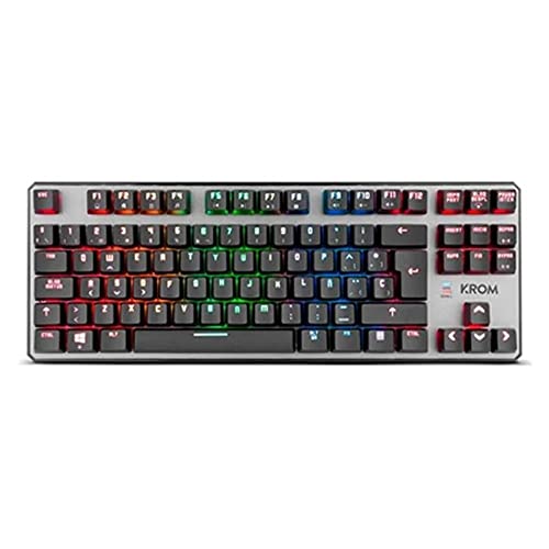 Teclado gaming mecánico KROM Kernel TKL